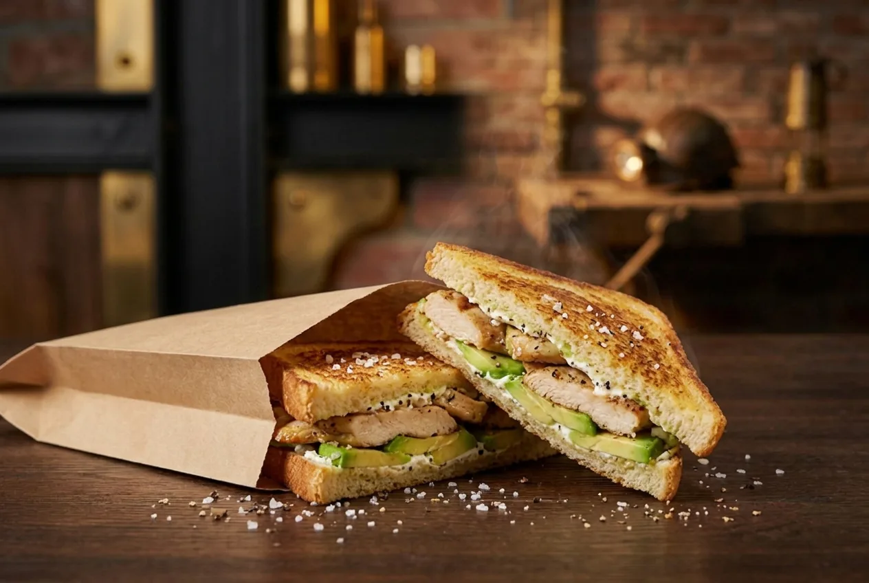 Der Hauer — Avocado · Hähnchenbrust-Streifen · Frischkäse · Meersalz · Pfeffer
